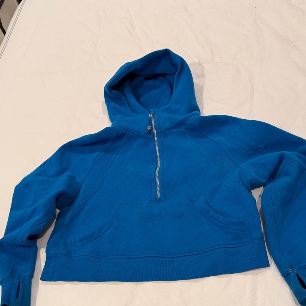 Lululemon Athletica Vibrant Blue Zip-Up